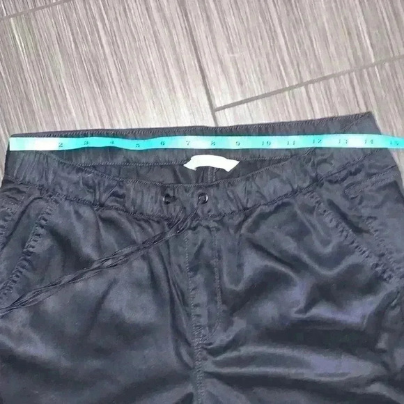 Nine West Black Elastic Waist Pockets Drawstring Pull On Jogger Pants Size M - Picture 11 of 13